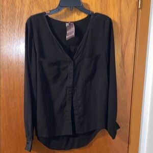 Elegant Black Women's Top
